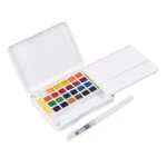 Acuarela En Pastillas 24 Colores + Pincel Aqua Brush - Imagen 3