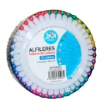 Alfiler 12 Rodela Cabeza Color Jm