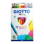 Lápiz Color Mega Trian 12Col Giotto