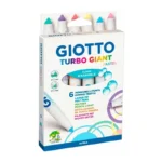 Marcador 6 Col Turbo Giant Pastel Giotto