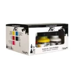 Set Pintura Acrílica 6Col Frasco Daler Rowney