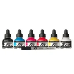 Set Pintura Acrílica 6Col Frasco Daler Rowney - Imagen 2