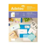 Etiquetas Autoadhesivas Blancas Adetec 6309