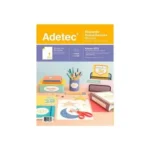 Etiquetas Autoadhesivas Blancas Adetec 6313