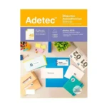 Etiquetas Autoadhesivas Blancas Adetec 6319