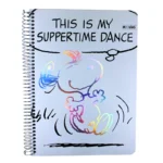 Cuaderno Carta Snoopy 3 Materias 105 Hjs