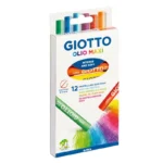Lápiz Pastel al Óleo 12 Colores Giotto Maxi