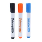 Set 3 Plumones Pizarra Color Ng/Nj/Cel Adetec - Imagen 2