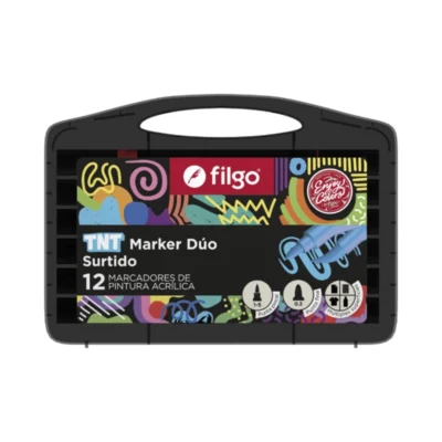 Set 12 Marcadores TNT Marker Duo Filgo