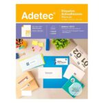 Etiquetas Autoadhesivas Blancas Adetec 6315