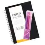 Libreta Anillada + Set Lapices Frixion Slim Rosado