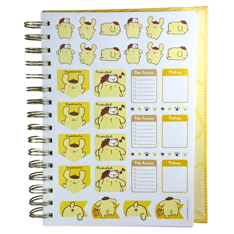 Libreta Espiral + Lápiz Pompompurin Ascott - Imagen 5